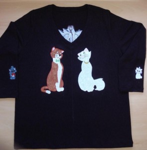 Kattenshirt voor       