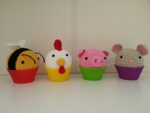 Cupcake beestjes