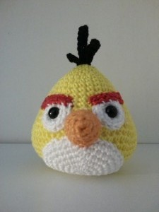 Yellow angry bird (te koop, zie webshop)